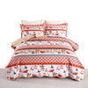 Christmas Quilt Bedspread Set Holiday Bedding Set