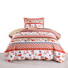 Christmas Quilt Bedspread Set Holiday Bedding Set