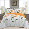 3 Piece 100% Cotton Printed Floral Quilt Set Lightweight Bedspread Set ME508